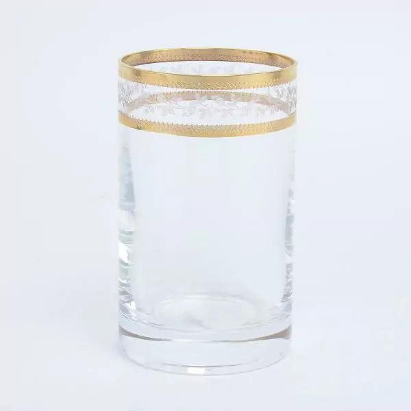 Фото Набор стаканов для воды Crystalex Bohemia Золотой Лист V-D 150 мл(6 шт)