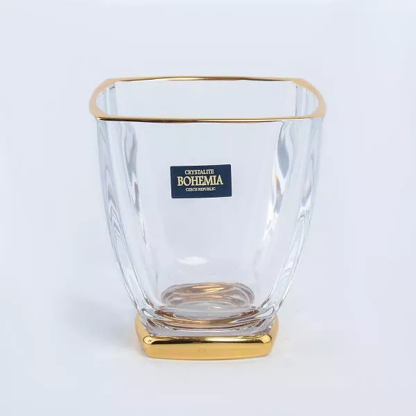 Фото Набор стаканов для виски Bohemia Gold Arezzo 320 мл