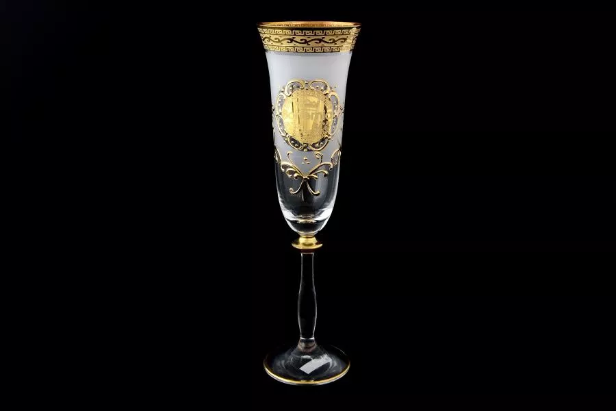 Фото Анжела Набор фужеров для шампанского Bohemia Версаче 190 мл (6 шт)