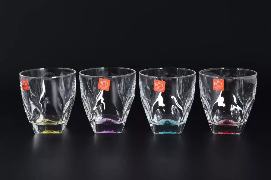 Фото Набор цветных стаканов RCR Gems 320мл (4 шт)