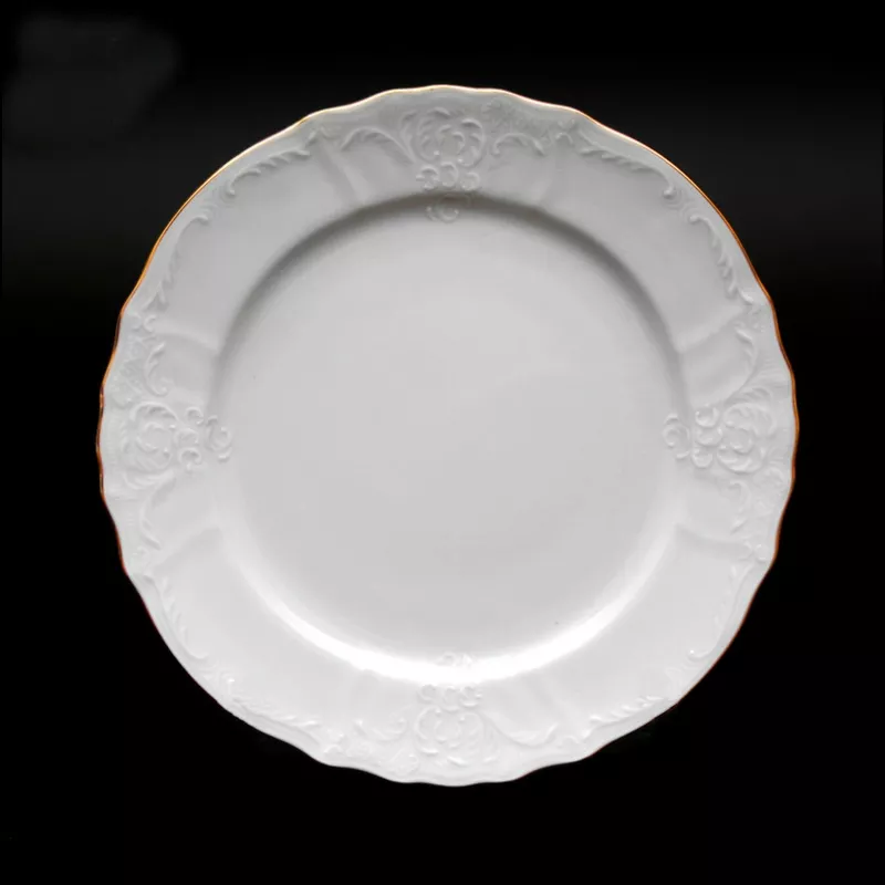 Фото Набор тарелок Bernadotte Белый узор 19 см(6 шт)