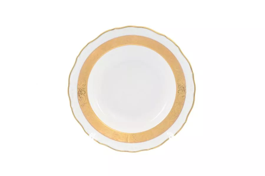 Фото Набор тарелок глубоких Carlsbad Мария Луиза матовая полоса 23 см(6 шт)